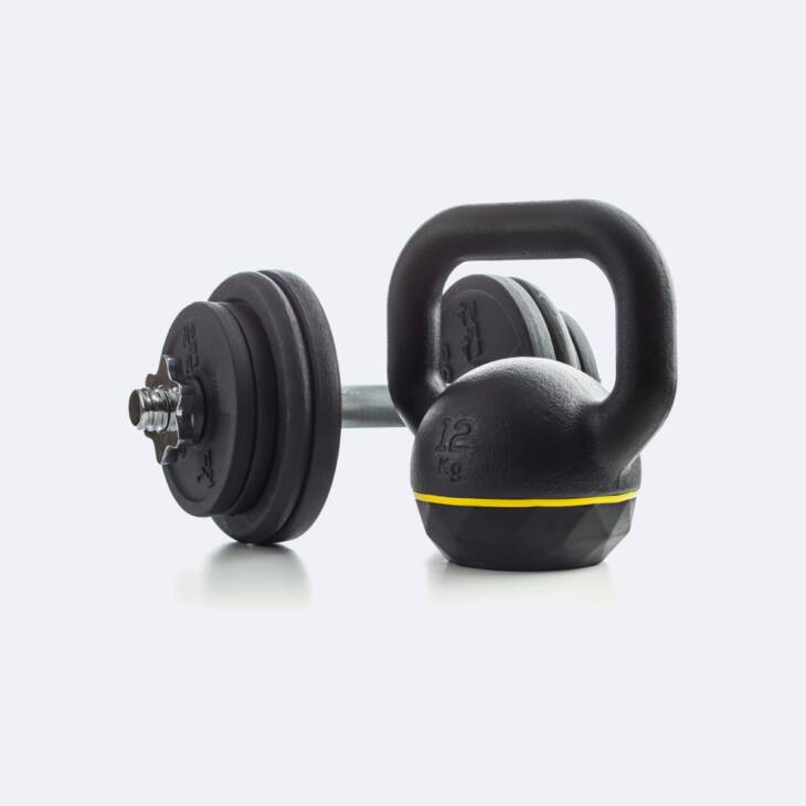 Black kettlebell